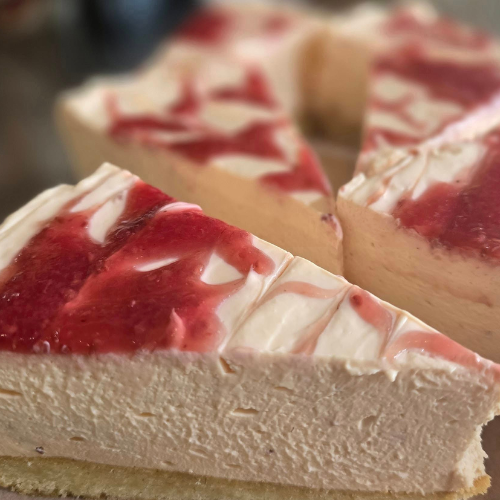 Raspberry cheesecake