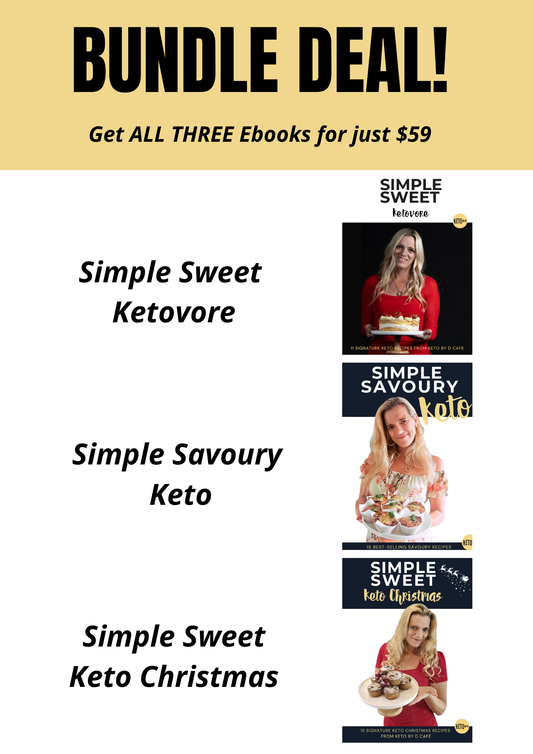 BUNDLE DEAL! Get ALL 3 Recipe E-books (PDF Downloads)